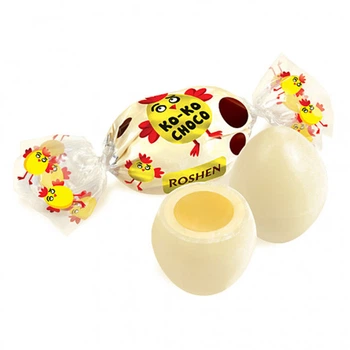 Цукерки Roshen Ko-Ko Choco White 0.5кг ( Коко чоко )