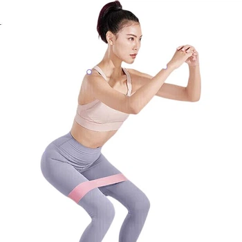 Еластична стрічка опору Li-Ning з підтримкою стегон, стрічка для розтяжки ніг, скакалка опору для йоги, 20 фунтів, випадковий колір