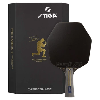 Ракетка для настільного тенісу Stiga Pro Carbon Plus Cybershape Trits Edition 5 Star FL (1215-1306-35) 5266718