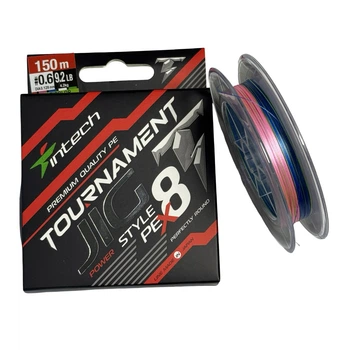 Шнур плетений Intech Tournament Jig Style PE X8 Multicolor 150m (#0.6 (9.2lb / 4.2kg)),FS0649497