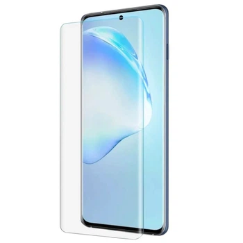 Защитное стекло Fiji Curved UV для Motorola Edge 70 Pro анти-отпечатки (с клеем и УФ лампой) Clear