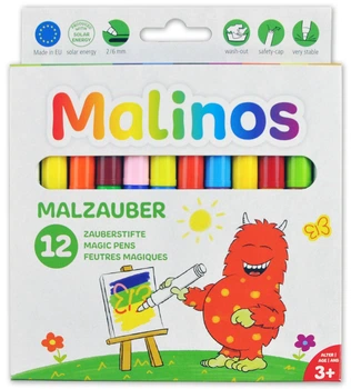 Набір чарівних фломастерів, що змінюють колір Malinos Malzauber 300005 12 (10 + 2) шт (4260189063326)