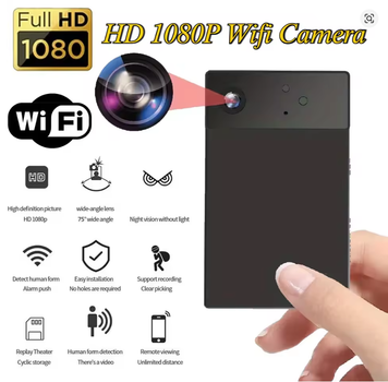 Wi-Fi мини-камера DIXSG X9 1080P с ночным видением и записью на microSD