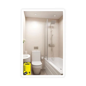 Дзеркало Lidz Orion OR2 500х800 мм з LED-підсвічуванням Touch і антизапотіванням