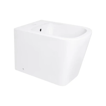Биде напольное Qtap Tern QT1744003CW, керамика, белое глянцевое, 550x360x410