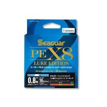 Шнур плетений Seaguar PE X8 Lure Edition 150 м #0.6 (14 lb)