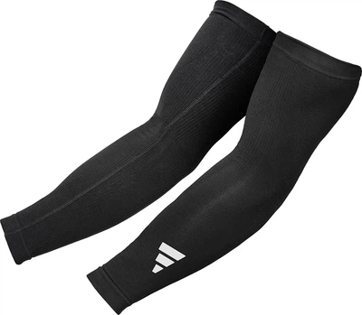Компресійні нарукавники Adidas Compression Arm Sleeves чорний поліестер спандекс S/M