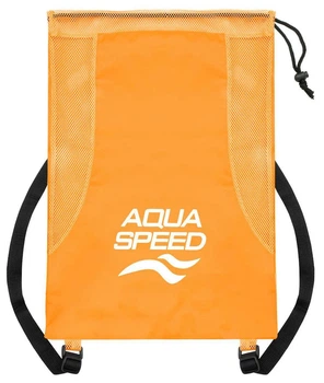 Спортивна сумка Aqua Speed MESH BACK PACK 61162 нейлонова сітка 51x36 см помаранчевий, чорний