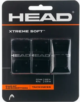 Обмотка HEAD XtremeSoft Grip Overwrap чорна пластикова для тенісу