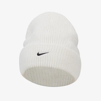 Шапка Nike U Peak Beanie Tc Swsh L ONE SIZE Білий FB6529-121