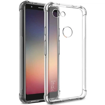 Прозрачный противоударный чехол для Google Pixel 3A с усиленными углами (силикон TPU)