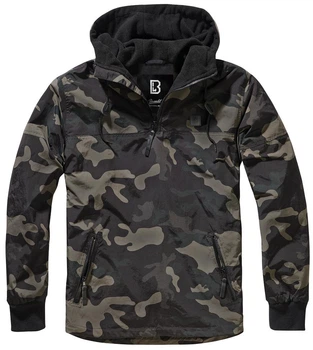 Анорак на флісі Brandit Luke windbreaker M darkcamo (9393.4.M)