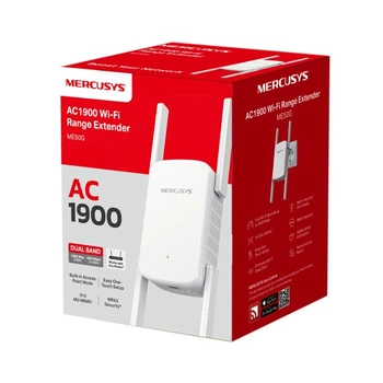 Двуххдиапазонный Wi-Fi ретранслятор Mercusys ME50G AC1900 гигабитный усилитель сигнала (ME50G-Dual-Band)