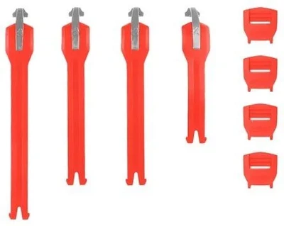 Комплект ремней Leatt Strap Kit 6.5 Boot Red красный сменные для мотоботов