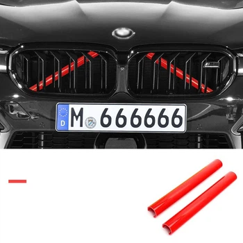 Накладки на распорку в радіаторну решітку bmw f20 f30 f34 f36 G20 (червоний)