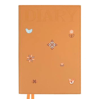 Дневник недатированный Leo planner Amber A5 320 страниц терракотовый (252771)