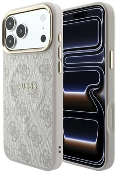 Etui Guess Embossed 4G Classic MagSafe do iPhone 18 Pro Max / 17 Pro Max różowe (GUE005704)