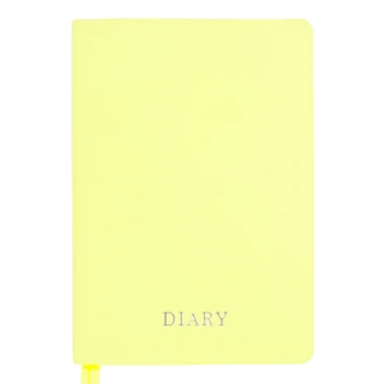 Дневник недатированный Leo planner Ray A5 320 страниц лимонный (252775)