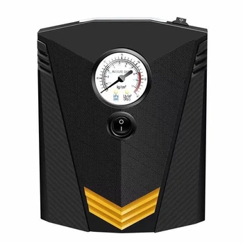 Автомобильный компрессор Digital портативный с манометром и фонарем, 120W