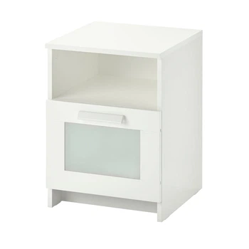 Тумбочка біля ліжка, біла, 39x41x53 см IKEA BRIMNES 102.349.42