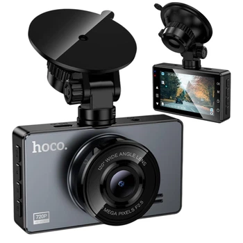 Автомобільний відеореєстратор HOCO DV14, чорний