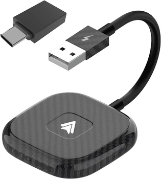 Беспроводной адаптер Ziorrlin ZIUS005 для Android Auto с автоматическим подключением и USB Type-C