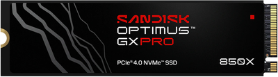 Dysk SSD SANDISK Optimus GX PRO 850X 4TB M.2 2280 NVMe PCIe 4.0 4x 3D NAND TLC (SDSP81400TAN-000E0)