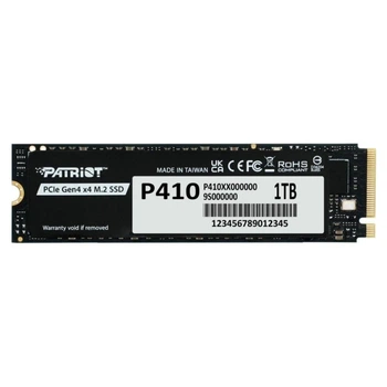 SSD накопитель Patriot P410 1 TB M.2 2280 NVMe PCIe Gen4 x4 3D NAND TLC