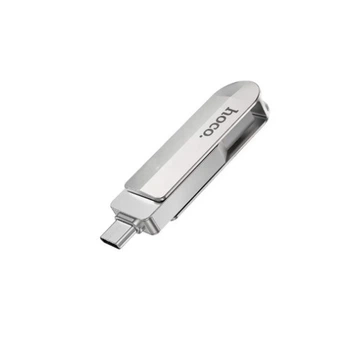 Флеш-накопичувач USB-A/C HOCO UD10 Wise Type-C USB flash drive 32Gb silver