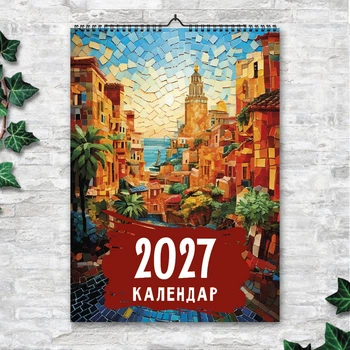 Календарь перекидной настенный Мозаика арт 13 листов А3 ENTERSTORE (art. 269002)