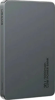 Powerbank Usams US-CD231 5000mAh 20W Grey (6958444992235)