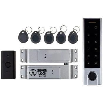 Беспроводной биометрический комплект контроля доступа SEVEN LOCK SL-7708F