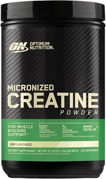 Креатин Optimum Nutrition Micronized Creatine Powder Unflavored Без смаку 600 г