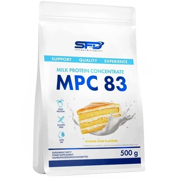 Молочный протеин SFD Nutrition MPC 83 Бисквитный торт 500 г