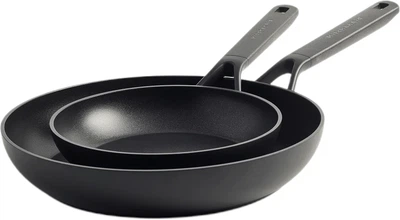 Zestaw patelni KitchenAid Classic Forged Aluminium z powłoką ceramiczną 2 szt (4895156697343)