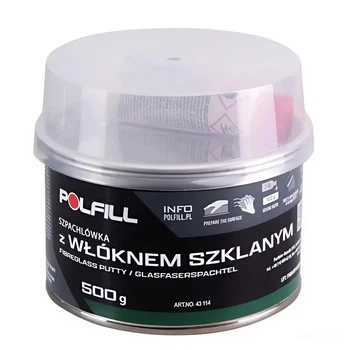 Шпатківниця зі скловолокном "Polfill" 500 g з затверджувачем 0.5 (002-64568)