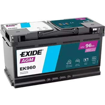 Автомобільний акумулятор EXIDE Start-Stop AGM (EK960) 96Аh 850A R+