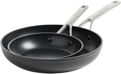 Zestaw patelni KitchenAid Forged Hardened Aluminium z powłoką ceramiczną 2 szt (4895156698067)