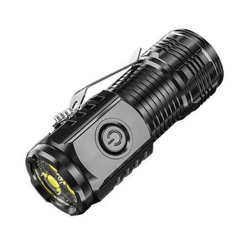 Фонарь ручной HP01B-3LED, Li-Ion аккумулятор, ЗУ Type-C, магнит