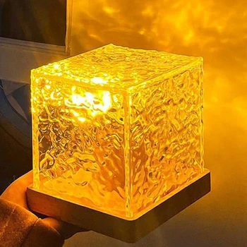 Настольная лампа с эффектом волны 13х13х13см, от USB, Relaxing light