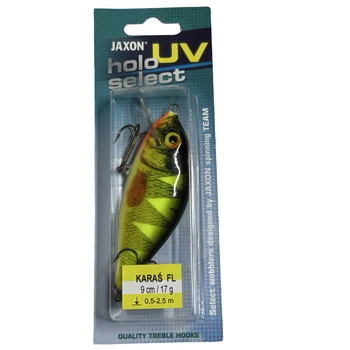 Воблер Jaxon HS Karas UV 9cm цвет OU, вес 17g заг. 0,5-2,5m floating,VU-KA9FOU