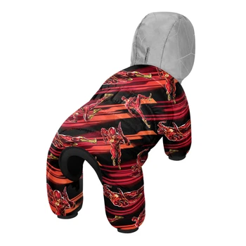 Комбинезон для собак WAUDOG Clothes DC Comics "Скорость Флэша" XS22, разноцветный (415-1080)