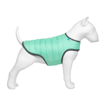 Куртка-накидка для собак AiryVest Lumi XL, светится в темноте, мятная (5518)