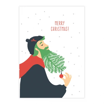 Листівка кросворд-побажання Merry Christmas for Him