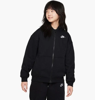 Детская толстовка Nike Sportswear Club Black XS Черная FD2931-010