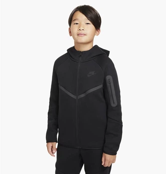 Дитяча толстовка Nike Tch Flc Black S Чорна HV5867-010