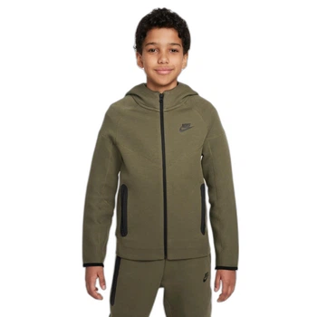 Підліткова толстовка Nike Zip-Up Sweatshirt Tech Fleece XL Хакі FD3285-222