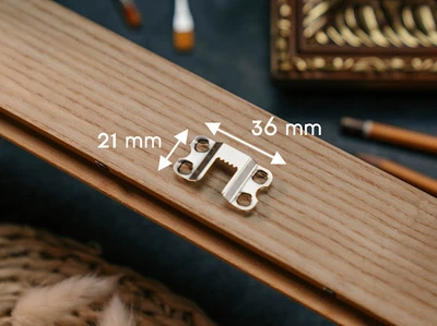Подвеска самозабивная металлическая 21х36 мм Никель (D-088)