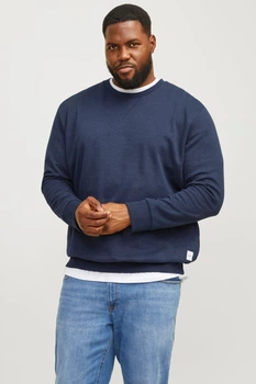 Світшот Regular Fit Jack&Jones синій 6XL (sw-jj-004-blue-2304)