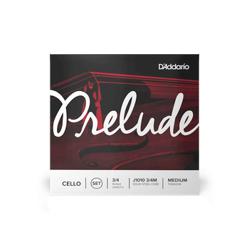 Струни для віолончелі D'Addario PRELUDE CELLO STRING SET 3/4 Scale Medium Tension